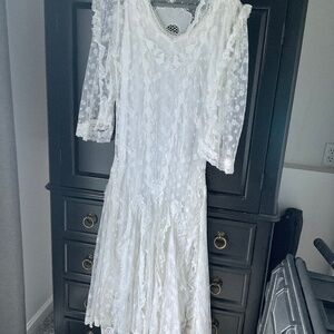 Vintage, elegant long sleeve dress